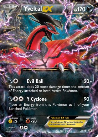 Yveltal EX - XY08 XY08/211 - XY Promos Holofoil