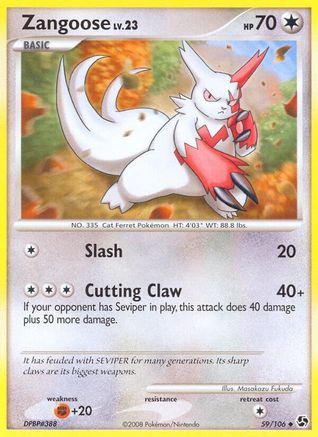 Zangoose 59/106 - Great Encounters