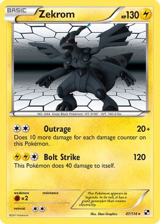 Zekrom 47/114 - Black & White Holofoil