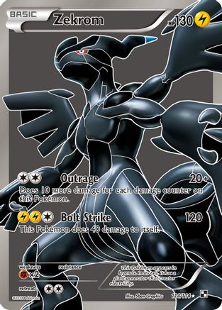 Zekrom (114 Full Art) 114/114 - Black and White Holofoil