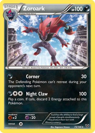 Zoroark 73/146 - XY Reverse Holofoil