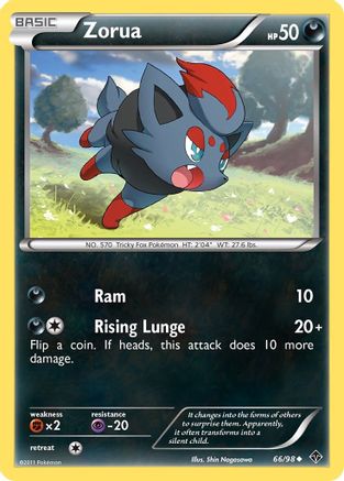 Zorua 66/98 - Emerging Powers Reverse Holofoil