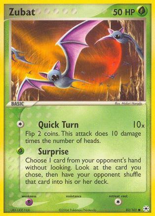 Zubat 83/101 - Hidden Legends Reverse Holofoil