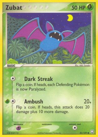 Zubat 82/109 - Team Rocket Returns