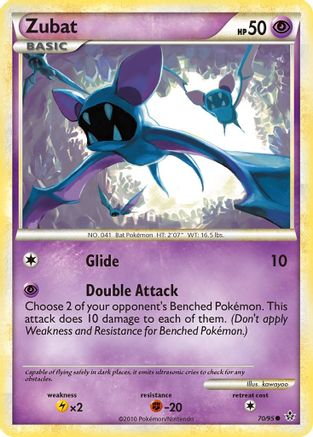 Zubat 70/95 - Unleashed Reverse Holofoil