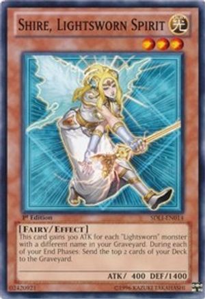 Shire, Lightsworn Spirit (SDLI-EN014) - Structure Deck: Realm of Light 1st Edition