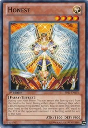 Honest (SDLI-EN016) - Structure Deck: Realm of Light 1st Edition