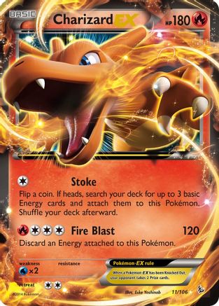 Charizard EX (11) 11/106 - XY  Flashfire Holofoil