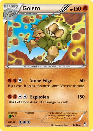 Golem 47/106 - Flashfire Reverse Holofoil