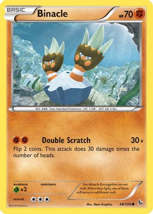 Binacle 48/106 - XY  Flashfire