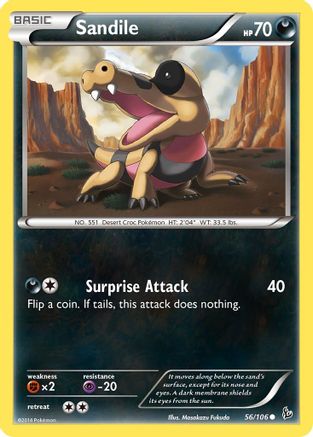 Sandile 56/106 - XY  Flashfire
