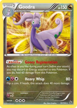 Goodra 74/106 - Flashfire Holofoil