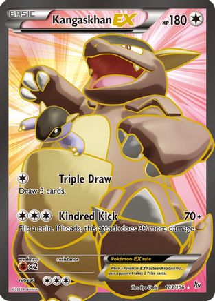 Kangaskhan EX (103 Full Art) 103/106 - XY  Flashfire Holofoil