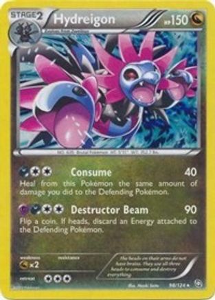 Hydreigon - 98/124 (Cracked Ice Holo) 98 - Deck Exclusives Holofoil