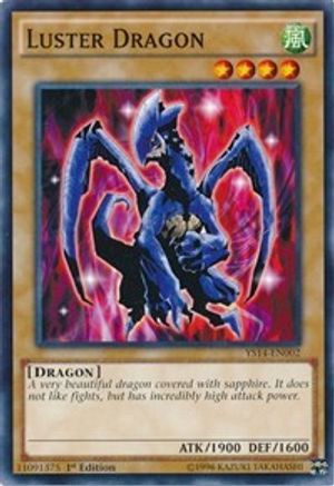 Luster Dragon (YS14-EN002) - Super Starter: Space-Time Showdown 1st Edition