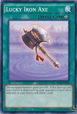 Lucky Iron Axe (YS14-EN027) - Super Starter: Space-Time Showdown 1st Edition