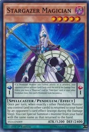 Stargazer Magician (YS14-EN009) - Super Starter: Space-Time Showdown 1st Edition