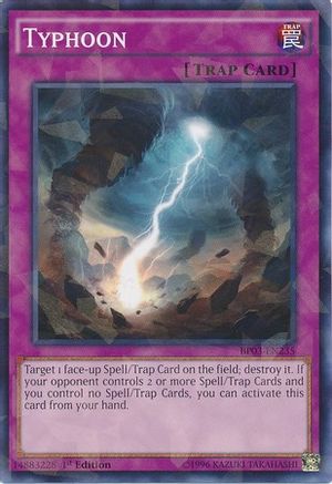 Typhoon (Shatterfoil) (BP03-EN235) - Battle Pack 3: Monster League 1st Edition