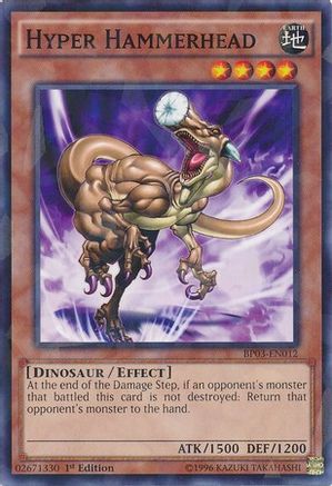 Hyper Hammerhead (Shatterfoil) (BP03-EN012) - Battle Pack 3: Monster League 1st Edition