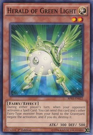 Herald of Green Light (BP03-EN022) - Battle Pack 3: Monster League 1st Edition