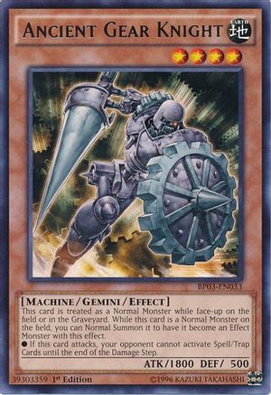 Ancient Gear Knight - BP03-EN033 - Battle Pack 3: Monster League 1st Edition