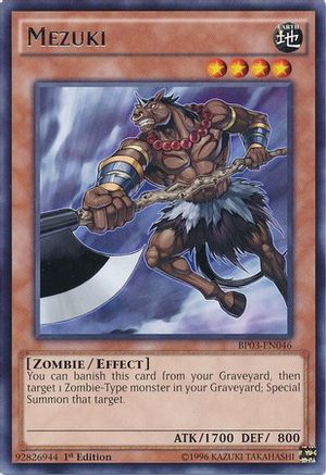 Mezuki (BP03-EN046) - Battle Pack 3: Monster League 1st Edition