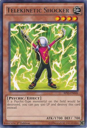 Telekinetic Shocker (BP03-EN048) - Battle Pack 3: Monster League 1st Edition