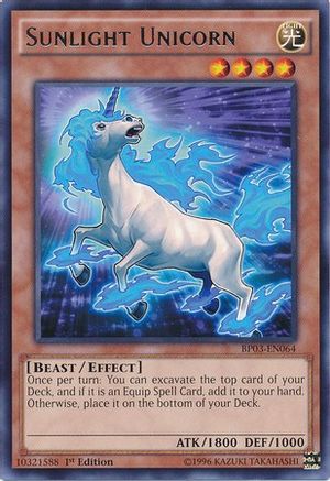 Sunlight Unicorn (BP03-EN064) - Battle Pack 3: Monster League 1st Edition