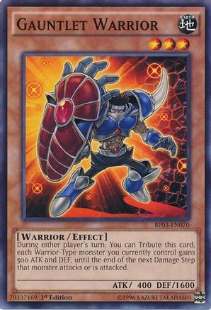 Gauntlet Warrior (BP03-EN070) - Battle Pack 3: Monster League 1st Edition