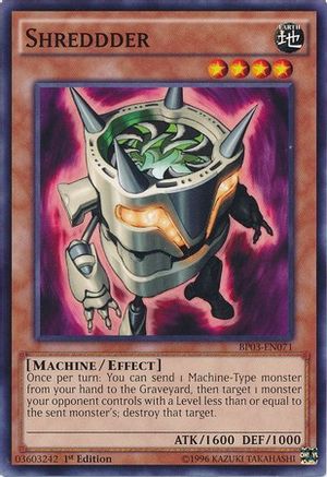 Shreddder (BP03-EN071) - Battle Pack 3: Monster League 1st Edition