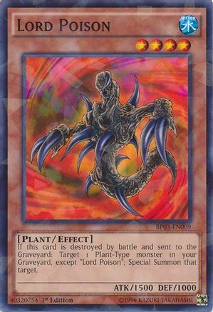 Lord Poison (Shatterfoil) (BP03-EN009) - Battle Pack 3: Monster League 1st Edition