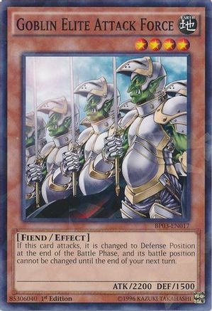 Goblin Elite Attack Force (Shatterfoil) (BP03-EN017) - Battle Pack 3: Monster League 1st Edition