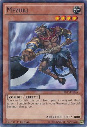 Mezuki (Shatterfoil) (BP03-EN046) - Battle Pack 3: Monster League 1st Edition