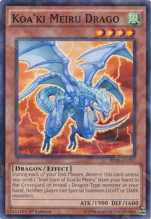 Koa'ki Meiru Drago (Shatterfoil) (BP03-EN057) - Battle Pack 3: Monster League 1st Edition