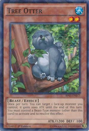 Tree Otter (Shatterfoil) (BP03-EN062) - Battle Pack 3: Monster League 1st Edition