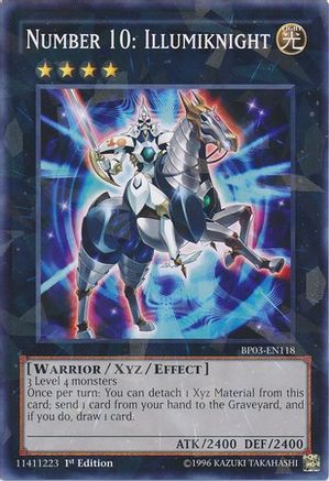 Number 10: Illumiknight (Shatterfoil) (BP03-EN118) - Battle Pack 3: Monster League 1st Edition