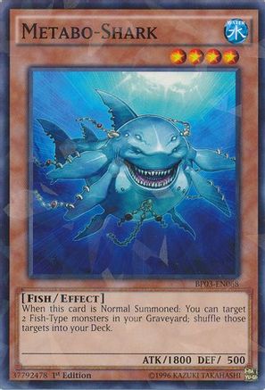 Metabo-Shark (Shatterfoil) (BP03-EN068) - Battle Pack 3: Monster League 1st Edition