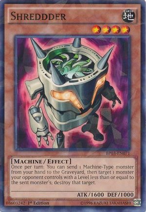 Shreddder (Shatterfoil) (BP03-EN071) - Battle Pack 3: Monster League 1st Edition