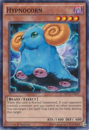 Hypnocorn (Shatterfoil) (BP03-EN077) - Battle Pack 3: Monster League 1st Edition