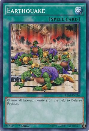 Earthquake (BP03-EN150) - Battle Pack 3: Monster League 1st Edition