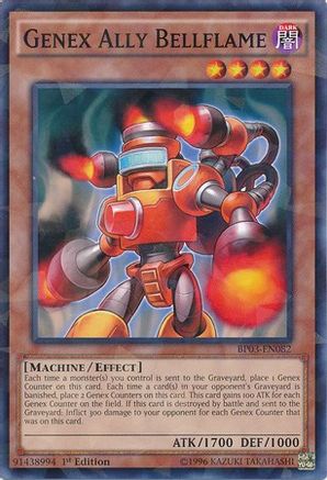 Genex Ally Bellflame (Shatterfoil) (BP03-EN082) - Battle Pack 3: Monster League 1st Edition