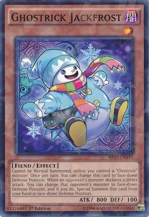 Ghostrick Jackfrost (Shatterfoil) (BP03-EN111) - Battle Pack 3: Monster League 1st Edition