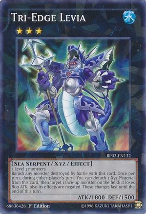 Tri-Edge Levia (Shatterfoil) (BP03-EN132) - Battle Pack 3: Monster League 1st Edition