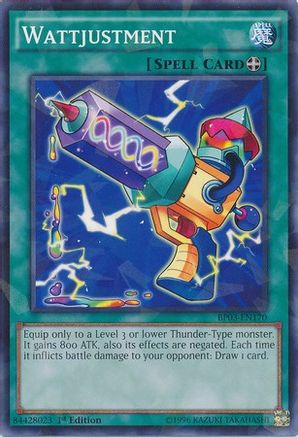 Wattjustment (Shatterfoil) (BP03-EN170) - Battle Pack 3: Monster League 1st Edition