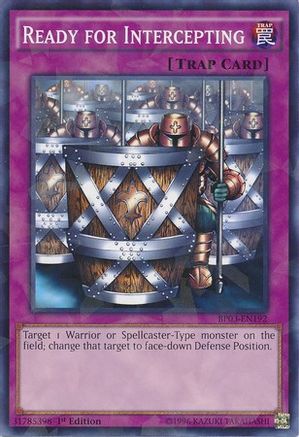 Ready for Intercepting (Shatterfoil) (BP03-EN192) - Battle Pack 3: Monster League 1st Edition