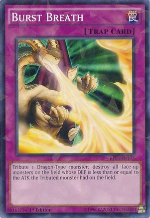 Burst Breath (Shatterfoil) (BP03-EN193) - Battle Pack 3: Monster League 1st Edition
