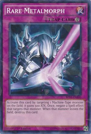 Rare Metalmorph (Shatterfoil) (BP03-EN200) - Battle Pack 3: Monster League 1st Edition