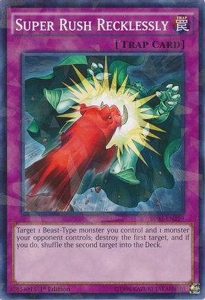 Super Rush Recklessly (Shatterfoil) (BP03-EN219) - Battle Pack 3: Monster League 1st Edition