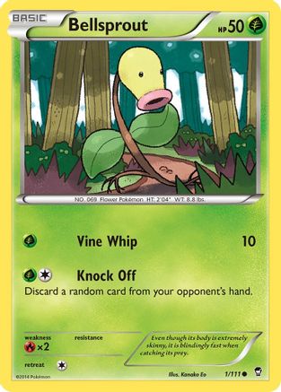 Bellsprout 1/111 - XY  Furious Fists Reverse Holofoil