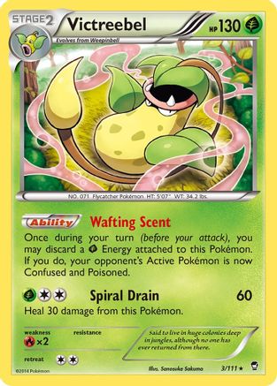 Victreebel 3/111 - Furious Fists Reverse Holofoil